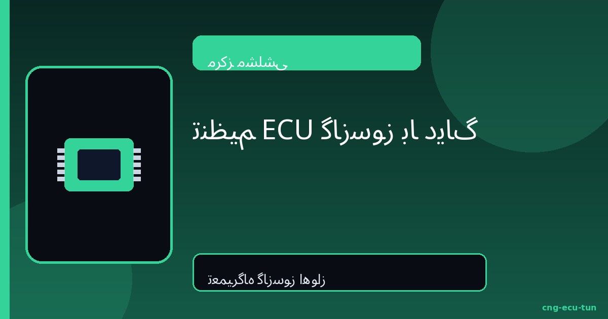 تنظیم ECU گازسوز با دیاگ | مرکز مشلشی اهواز